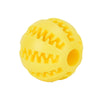 Dog Toy Ball Interactive Rubber Balls Puppy Chewing Toys Pet Tooth Cleaning Ball Cats Pets Food Treat Feeder Silicone Balls Toy