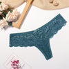 Sexy Lace Thong Women Low Waist Panties Transparent Underwear Hollow Out Female Lingerie Elasticity Comfortable Underpants