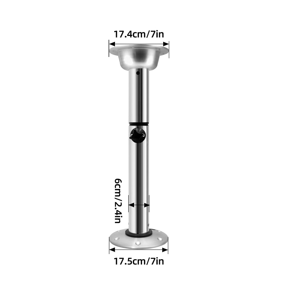 Adjustable Table Leg Rv Table Base Stand Motorhome Aluminum Table Stand 56-72cm For Workrooms, Kitchens Or Cabs, Etc
