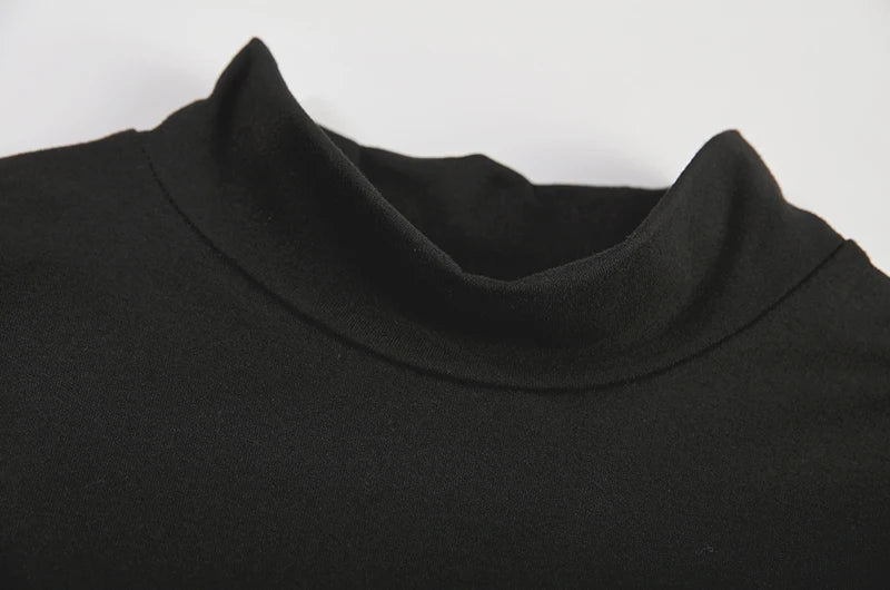 Criss Cross Cut Out Dress, Sexy Bodycon Mock Neck Sleeveless Dress, Women's Clothing - Mighty Dollars