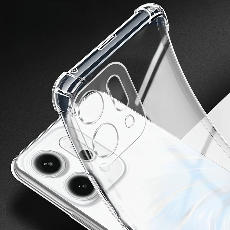 Transparent Phone Case For Oppo Reno 14 Pro Soft TPU Silicone For Oppo Reno14 F 14Pro 14F Back Cover Clear Case