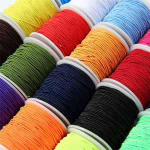 45m/roll 0.8mm Crafts Nylon Cord For Jewelry Making Beading Braided Nylon Satin String for Bracelets Rattail Trim Chinese Knot ﻿