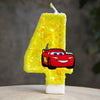 Mcqueen Candles Anime Cake Decor Theme 0-9 Number Candles Birthday Party Cake Topper Kids  Baby Shower  Gift Supplie