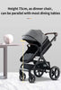 Luxury Baby Stroller 3 in1 Portable Travel Baby Carriage Fold Pram High Landscape Aluminum Frame Newborn Infant Stroller
