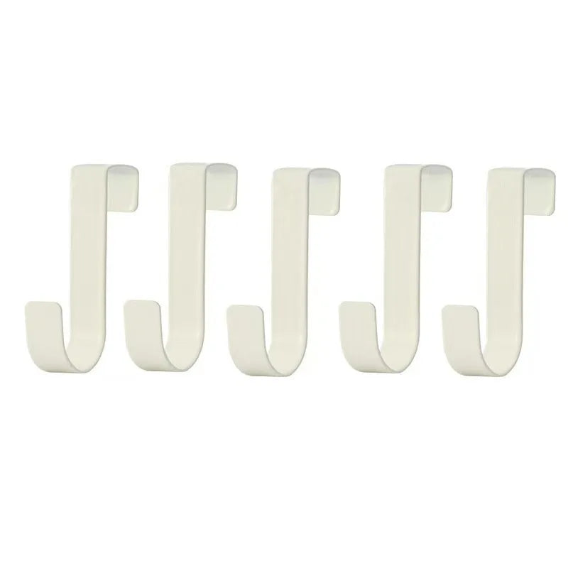 Multi-Purpose Hooks Kitchen Cabinet Door Back Hook Hanging Rack Clothes Coat Hat Towel Hanger Storage Hook Bathroom Accessories