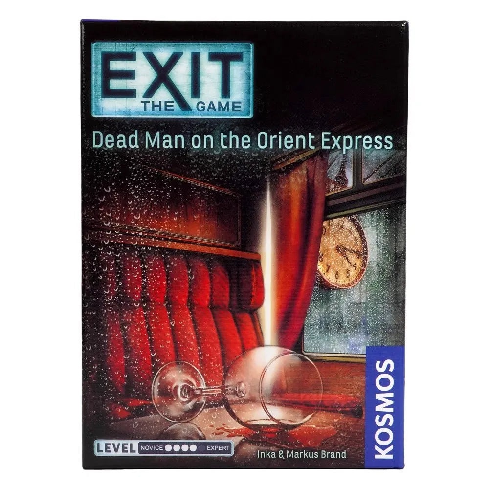 EXIT: Dead Man on the Orient Express, Mystery Solving Card Game, Family Games for Game Night, Party Games for Adults and Kids