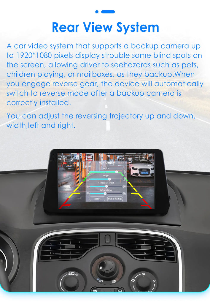 Hizpo Car Radio Android Auto For Renault kangoo 2009-2018 Multimedia Player Carplay GPS Intelligent System NO 2DIN DVD Head Unit