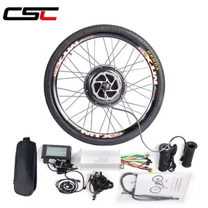 CSC Electric bike Conversion Kit Rear 48V 1000W 1500W hub Motor Wheel gearless 26