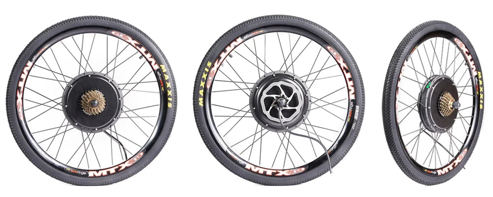 CSC Electric bike Conversion Kit Rear 48V 1000W 1500W hub Motor Wheel gearless 26" 27.5" 29inch SUN RINGLE rim for EBIKE
