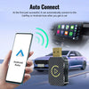 ﻿ 1-5Pcs 2in1 MINI Q1M Wireless CarPlay Android Auto Adapter BT5.0 WiFi Fast Connection Wireless Adapter Smart Mini Box USB