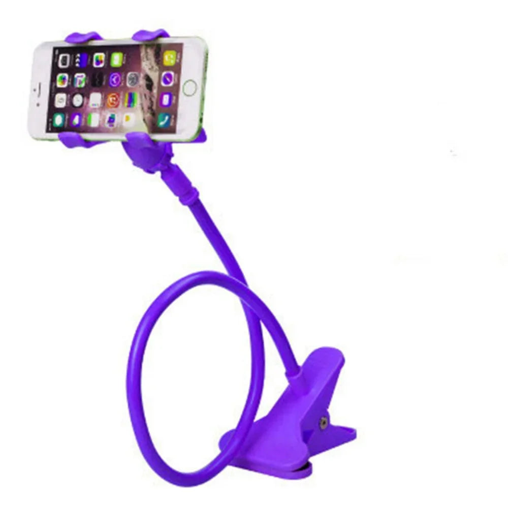 Universal Long Arm Lazy Person Bracket Mobile Phone Clamp Bedside Desktop Support For iPhone Xiaomi Huawei Samsung Phone Stands
