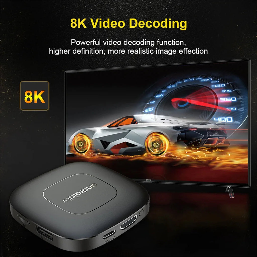 Android13 Smart Home Theater TV Box AllwinnerH313 Google Assistant Netflix Streaming Bluetooth Media Player 2G16G 2.4G5G Wifi T1