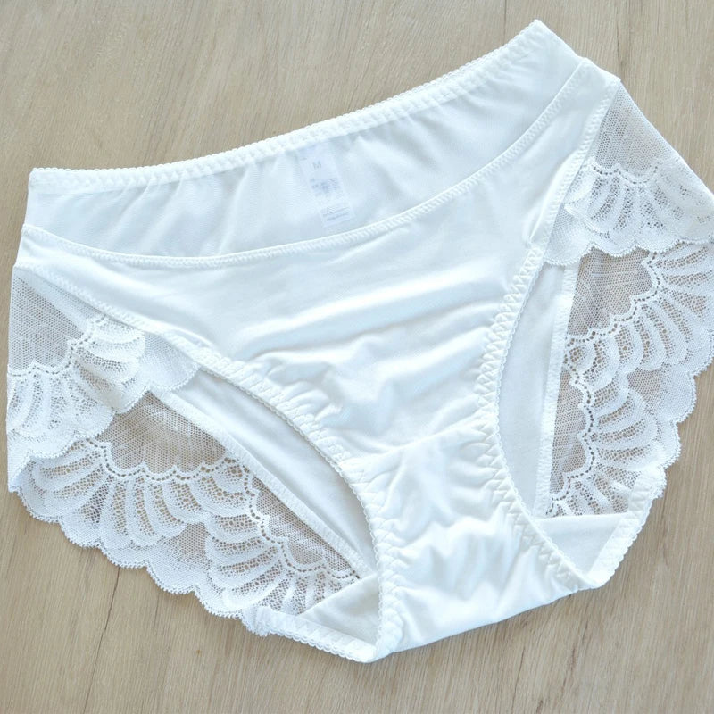 Plus size underpanties Fashion underwear Girl Briefs Pink Ladies Underpanty Comfortable Briefs Women's Panties Lingries