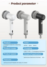 Laai beeld in Galery-kyker, New Wireless Electric Cleaning Brush Housework Kitchen Dishwashing Brush Bathtub Tile Professional Cleaning Brush Labor S