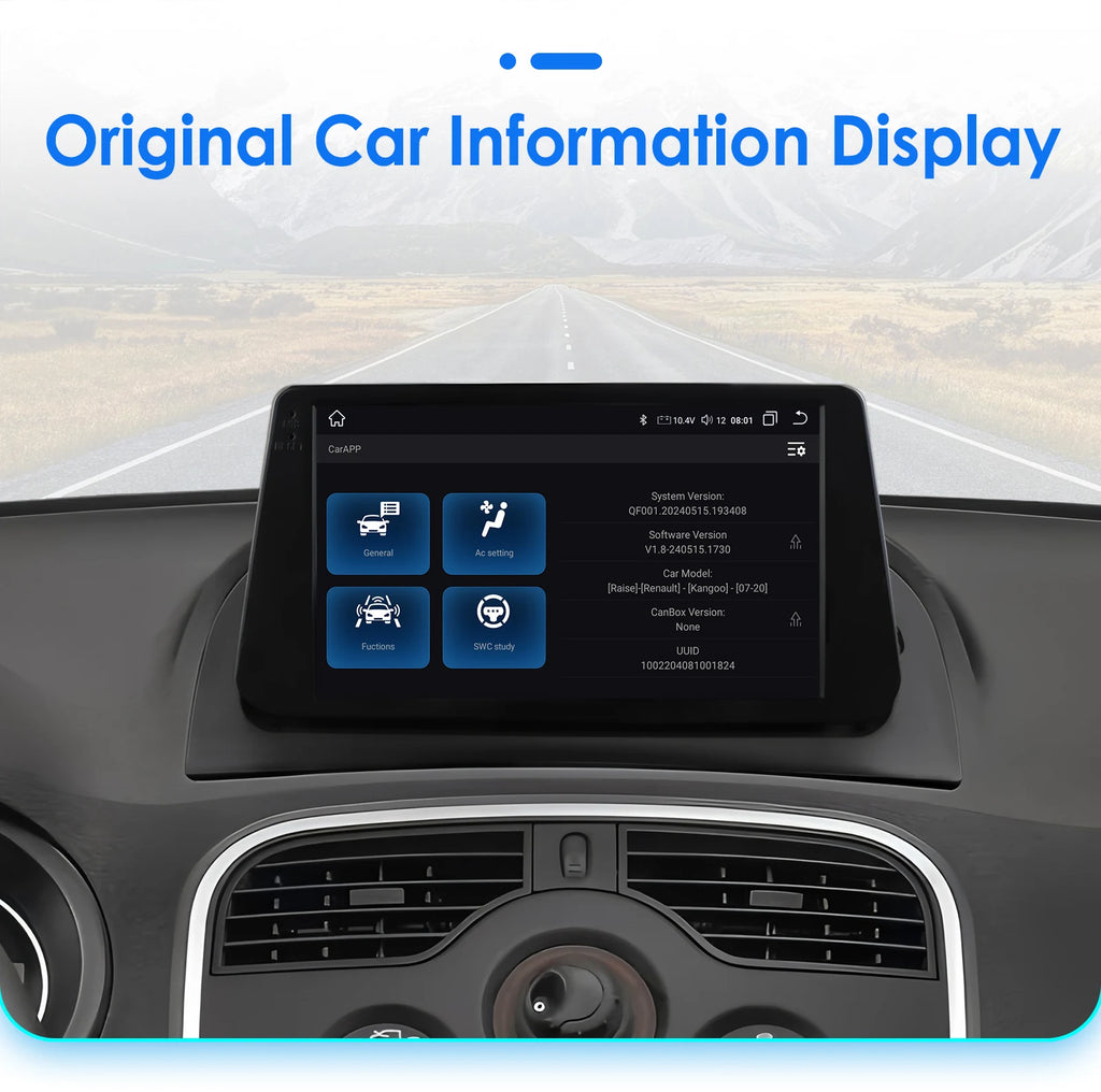 Hizpo Car Radio Android Auto For Renault kangoo 2009-2018 Multimedia Player Carplay GPS Intelligent System NO 2DIN DVD Head Unit