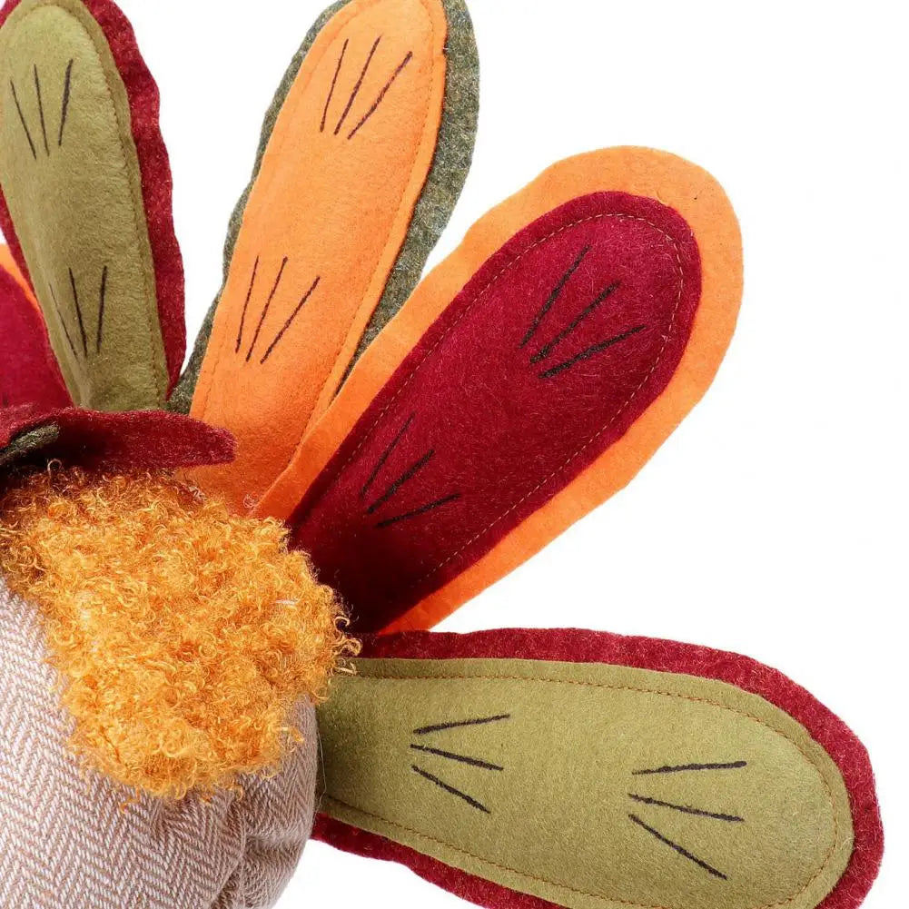 Thanksgiving Decor Turkey Plush Cute Stuffed Animal Fall Decorations For Home Holiday Party For Fall Autumn Harvest Home Table