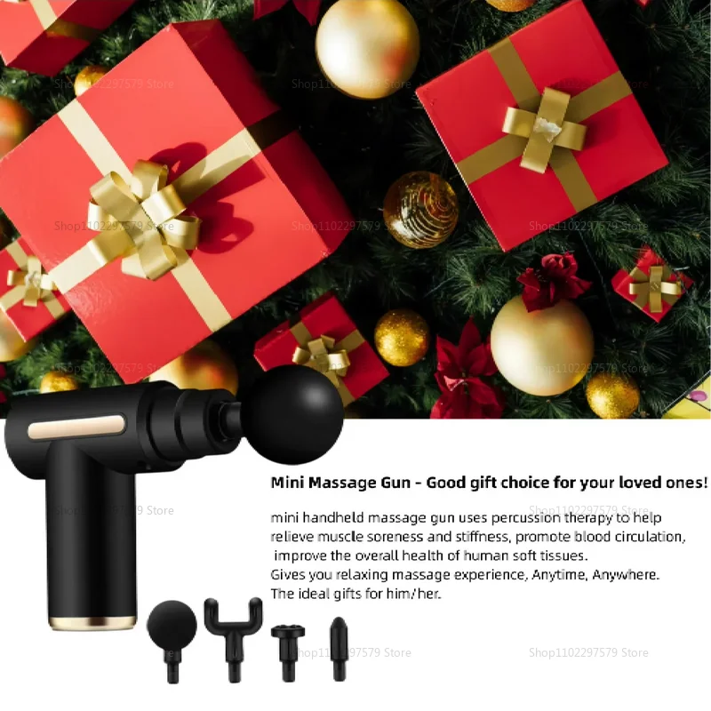 Fascial Massage Gun Electric Percussion Pistol Massager Body Neck Back Deep Tissue Muscle Relaxation Fitness Tool For Shoulder