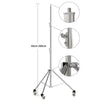 SH Metal Floor Light Stand Photography Fill Lighting Stand With 3pcs Casters Wheel Dual-use Background Light Stand
