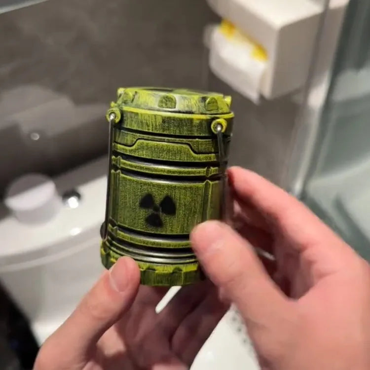 Mini Simulation Nuclear Reactor Night Light Gift Handheld Camping Light Halloween Gift Glowing Lantern Home Decor Party Prop