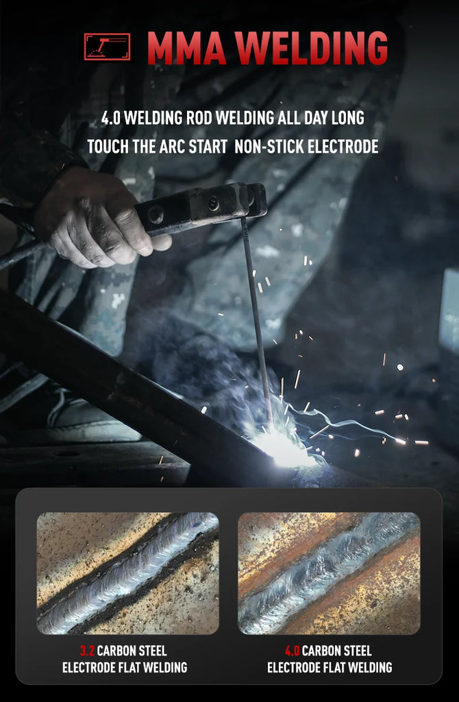 ANDELI 220V MIG Welding Machine 4 in 1 200A IGBT Inverter Semi-Automatic Welding MIG LIFT TIG MMA Aluminum Welder Gas/Gasless