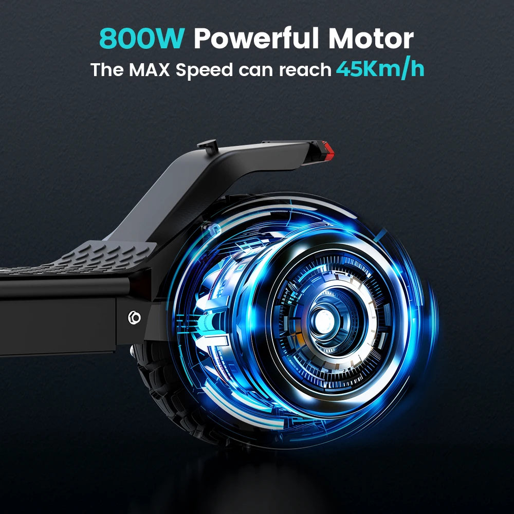 iscooter i10pro Electric Scooter 10 Inch Tire 800W 48V 15Ah Foldable eScooter Max speed 45km/h Range 60KM Kick Scooter With App