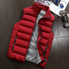 Men Vest Windproof Vest Men Jacket Sleeveless Vest Winter Jacket Casual Coat Men down Cotton Warm Thicken Waistcoat thick gilet