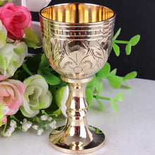 Laai beeld in Galery-kyker, Pakistan Pure Brass Wine Glass Pure Brass Wine Glass Classical Wine Cup Handmade Goblet Home Bar Party Copper Wine Glass Mug