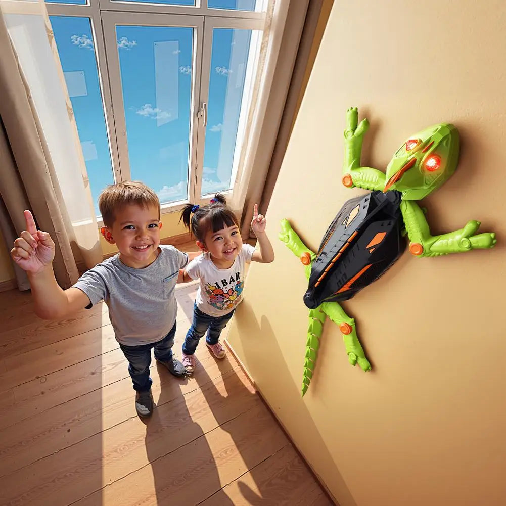 Remote Control Wall Climbing Gecko Robot  Climbing Toy For Kids, Rechargeable Remote Control Toys Birthday Novelty Gift