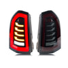 LED Tail Lights for Chrysler 300 300C 300S 2011-2014 Dynamic Signal Start-up Animation Pair Black Rear Lamps Assembly