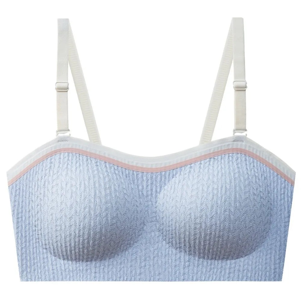 Lingerie Adjustable Wireless Bra Close-fitting Shockproof Brassiere for Women Elastic Traceless Anti-sagging Seamless Bras