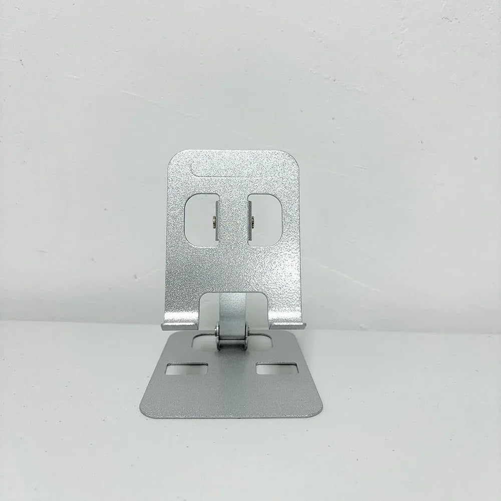 Muzisn Universal Foldable Desk Phone Holder Mount Stand For iPhone 12 13 14 15 16 Phone Holder Tablet Desktop Metal Holder