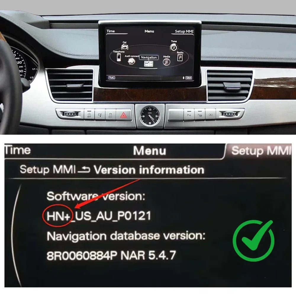 2025 New AUTOABC  Wireless Android Auto for Audi Car A8 2011-2017 Carplay Interface Mirror Link Air Play
