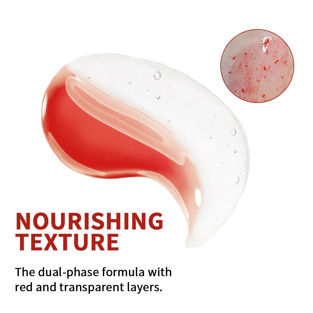 Pink Lip Gloss Transparent Lip Oil Moisturizing Reducing Lip Lines Nourishes Lips Waterproof Long-lasting Liquid Lips Cosmetics