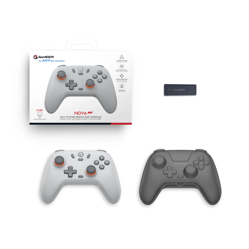 GameSir T4 Nova Lite  Wireless Bluetooth Controller with Hall Effect for Nintendo Switch iPhone Android Phone PC New Color