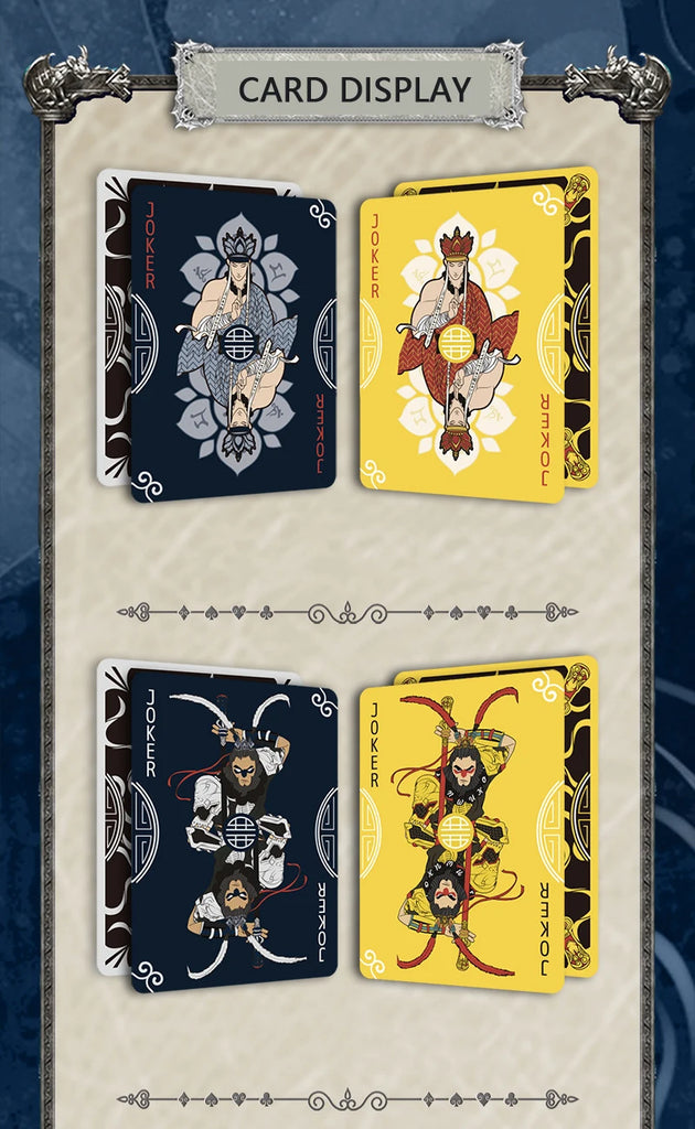 Journey To The West Wukong Playing Cards Poker Cards Set Card Games for Family Game Night Party