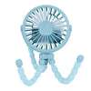 Mini Octopus Fan Baby Stroller Fan Hand Held USB Charging Bladeless Small Folding Fans Mini Silent Table Outdoor Cooler