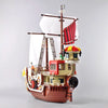 Creative Thousand Sunny Ship Model Building Block Cartoon Anime 9 Figures Pirate Boat Brick Toys Christmas Gifts for Kid 1551pc