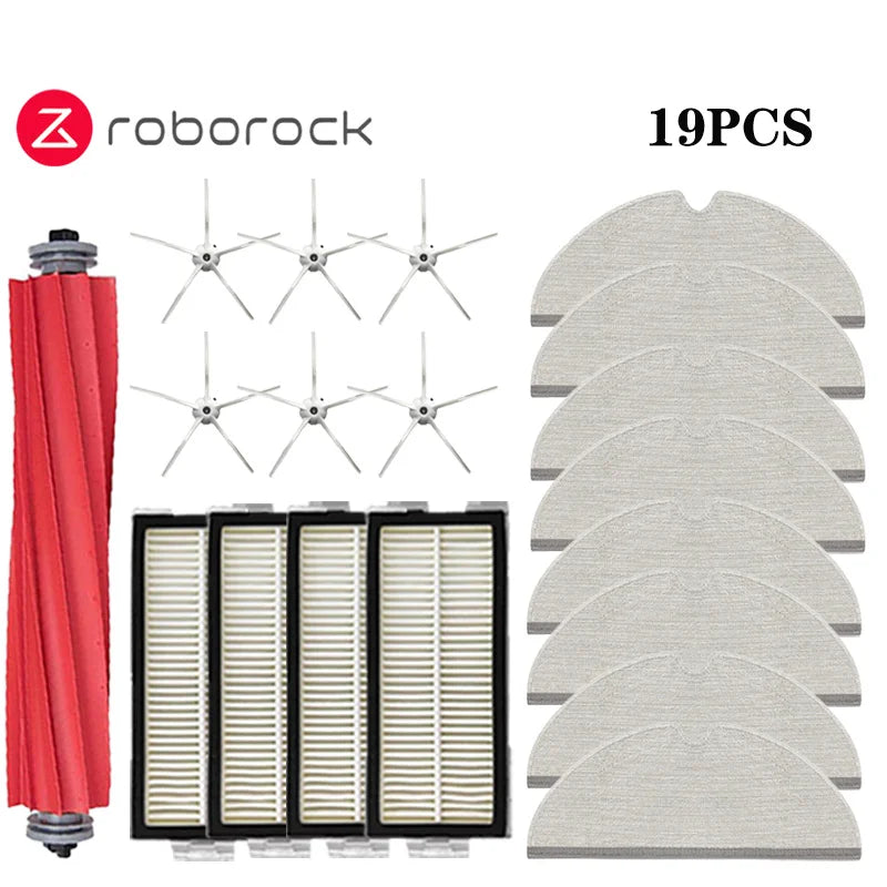 Roborock Q7 Max,Q7 Max+,Q7 Plus,T8 Hepa Filter Robot Vacuum Cleaner Spare Parts Main Side Brush Mop Cloth Dust Bag