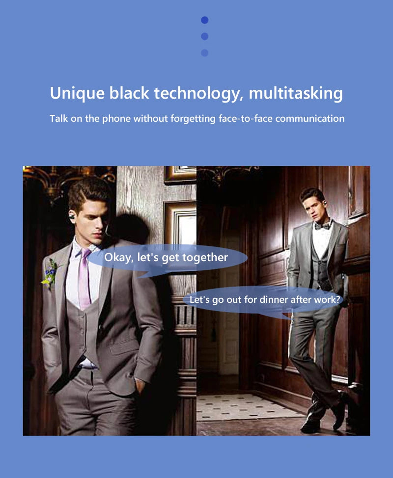 GD28 Bluetooth Headset Clip Ear Not Into The Ear Wireless Headset Stereo Sound Business Sports Fitness Running Single Headset