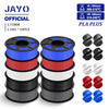 JAYO PLA + 3D Filament 1.75MM 10 Rolls PLA PLUS 3D Printer Filament Neatly Wound 3D Printing Filament 1.1kg Spool High Toughness