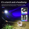 Mini LED Keychain Light Portable Magnetic EDC Flashlight Outdoor Camping Fishing Emergency Work Hat Clip Lamp With FingertipGyro