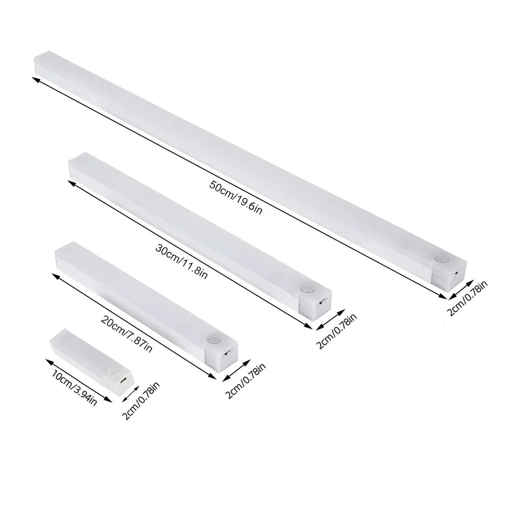 Wireless LED Night Lights Motion Sensor Lights Closet Kitchen Night Lights Bedroom Detector Light Cabinet Staircase Backlit