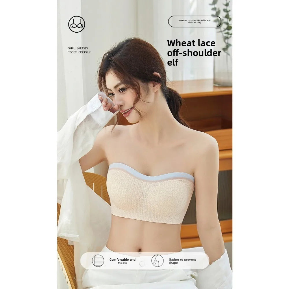 Lingerie Adjustable Wireless Bra Close-fitting Shockproof Brassiere for Women Elastic Traceless Anti-sagging Seamless Bras