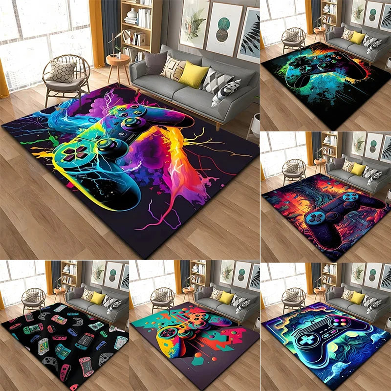 3D Game Controller Carpet Anime Carpet Living Room Decoration Rugs for Bedroom Carpets for Super Sized Gaming Carpet