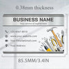 100/200/500 PCS Transparent PVC Business Card Colorful Printing Personalized LOGO Text Thank You Card Free DESIGN 0.38mm