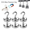 E10/12/16/32mm Strong Magnetic Hooks Multi-Purpose Storage Home Kitchen Bar Storage Key Storage Hooks Bathroom Hangers