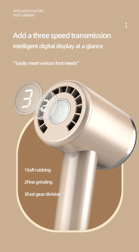 Electric Dusting Grinding Foot Remover Peeling Pedicure Home Grinding Foot Leather Power Display Charging Minor Cocoon Removal