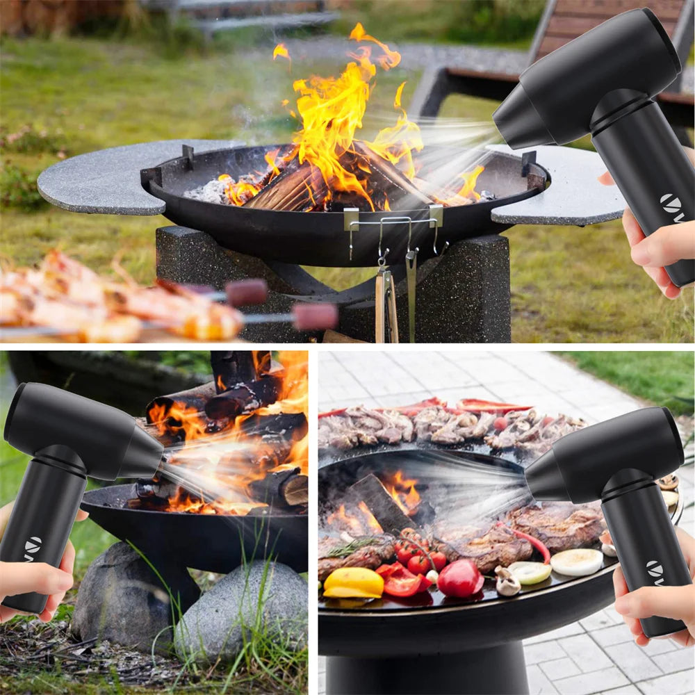 VEDO Mini Turbine Blower Jetfan Electric Blower Rechargeable Compressed Air Duster Cleaner Rechargeable Portable Turbo Fan