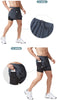 Men's Running Shorts Quick-drying Fitness Black Double Layer Shorts Men New Sport Workout Training Bodybuilding Short Pants