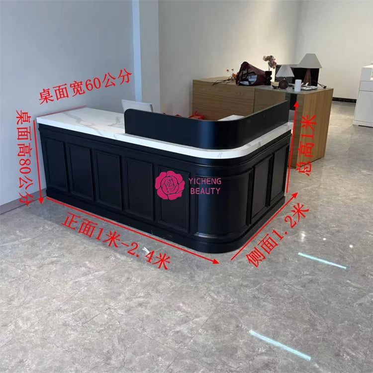 Beauty Luxury Front Desk Sport Center Reception Desk Modern Design Reception Desk For Beauty Salon With Cheap Price